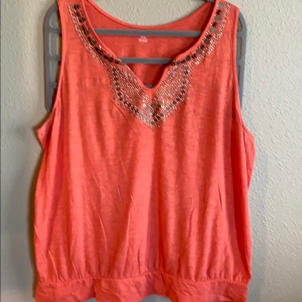 Lane Bryant Beaded Tank 18/20